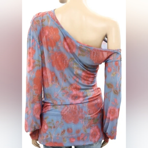 Free People Printed All Day Convertible Top Dress Size Large - Picture 5 of 5